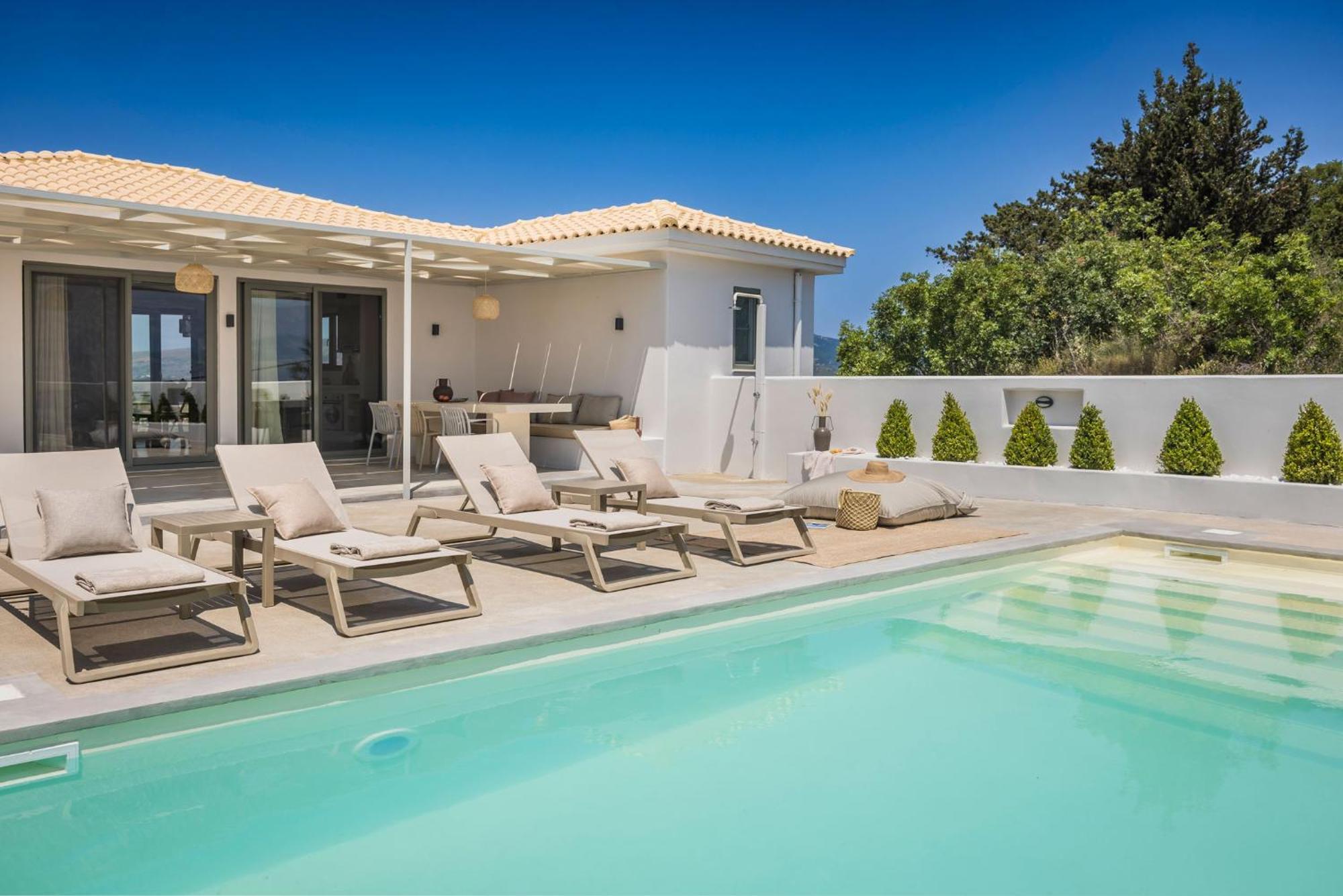 Villa Mirto - Iris Sunset Villas Lépedha Eksteriør bilde