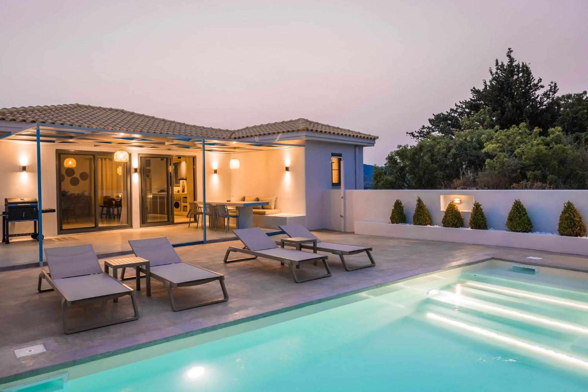 Villa Mirto - Iris Sunset Villas Lépedha Eksteriør bilde